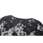 Darkinlove Women's Gothic Flared Sleeved Lace-up Lace Long Jacket