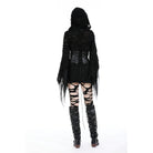 Darkinlove Women's Gothic Flared Sleeved Ripped Dress