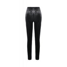 Darkinlove Women's Gothic Floral Decal Mesh Patchwork Velvet Leggings