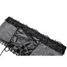 Darkinlove Women's Gothic Floral Embossed Lace Trim Underbust Corset