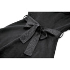 Darkinlove Women's Gothic Floral EmBroidered Bowknot Peter Pan Collar Coat