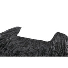 Darkinlove Women's Gothic Floral Embroidered Diamante Flared Sleeved Maxi Dress