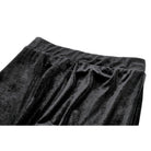 Darkinlove Women's Gothic Floral Embroidered Flared Pants