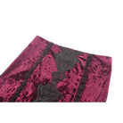 Darkinlove Women's Gothic Floral Embroidered High/Low Lace Maxi Skirt