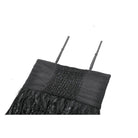 Darkinlove Women's Gothic Floral Embroidered Lace-up Slip Dress