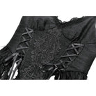 Darkinlove Women's Gothic Floral Embroidered Lace-up Slip Dress