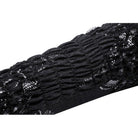 Darkinlove Women's Gothic Floral Embroidered Ruffled Lace Gloves