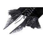 Darkinlove Women's Gothic Floral Embroidered Velvet Bustier