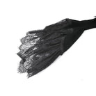 Darkinlove Women's Gothic Floral Feather Flared Sleeved Cape