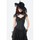Darkinlove Women's Gothic Floral Feather Tassels Hat
