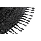 Darkinlove Women's Gothic Floral Feather Tassels Hat