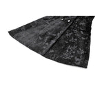 Darkinlove Women's Gothic Floral Jacquard Turn-down Collar Coat