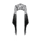 Darkinlove Women's Gothic Floral Lace Bell Sleeved Cape