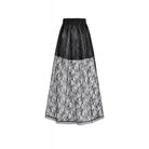 Darkinlove Women's Gothic Floral Lace High-Low Skirt