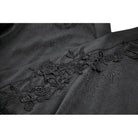 Darkinlove Women's Gothic Floral lace Sheer High Low Long Sleeved Dress