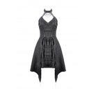 Darkinlove Women's Gothic Halterneck Lace Party Dress