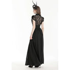 Darkinlove Women's Gothic Heart Embroidered High-waisted Skirt