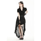 Darkinlove Women's Gothic High/Low Lace Skirt
