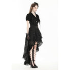 Darkinlove Women's Gothic High/Low Lace Skirt