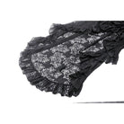 Darkinlove Women's Gothic High/Low Lace Skirt