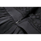 Darkinlove Women's Gothic High-waisted Lace Splice Skirt with Garter