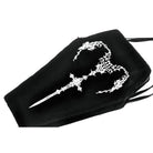 Darkinlove Women's Gothic Horned Embroidered Coffin Bag