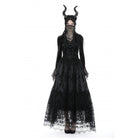 Darkinlove Women's Gothic Irregular Floacking Mesh Spice Skirt