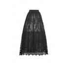 Darkinlove Women's Gothic Irregular Floacking Mesh Spice Skirt