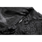 Darkinlove Women's Gothic Irregular Lace Splice Cat Ear-shaped Slip Dress