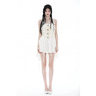 Darkinlove Women's Gothic Irregular Lace Splice Layered Skirt