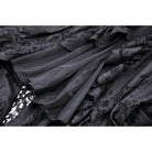 Darkinlove Women's Gothic Irregular Ruffled Lace Dress