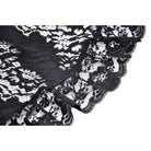 Darkinlove Women's Gothic Irregular Ruffled Lace Dress