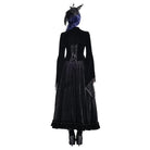 Darkinlove Women's Gothic Lace Applique Flare Sleeve Velvet Cape