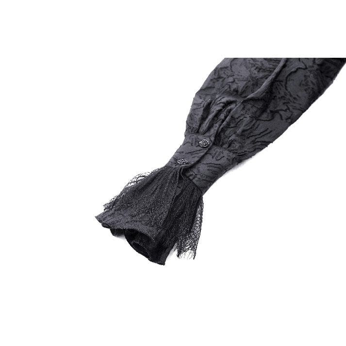 Darkinlove Women's Gothic Lace Bubble-Sleeved Cape