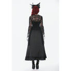 Darkinlove Women's Gothic Lace Flared Sleeved Cape