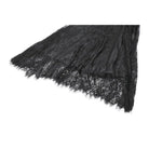 Darkinlove Women's Gothic Lace Floral Tassel Maxi Skirt