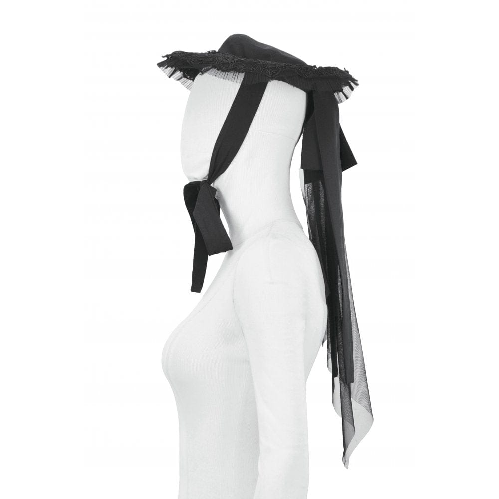 Darkinlove Women's Gothic Lace Hat