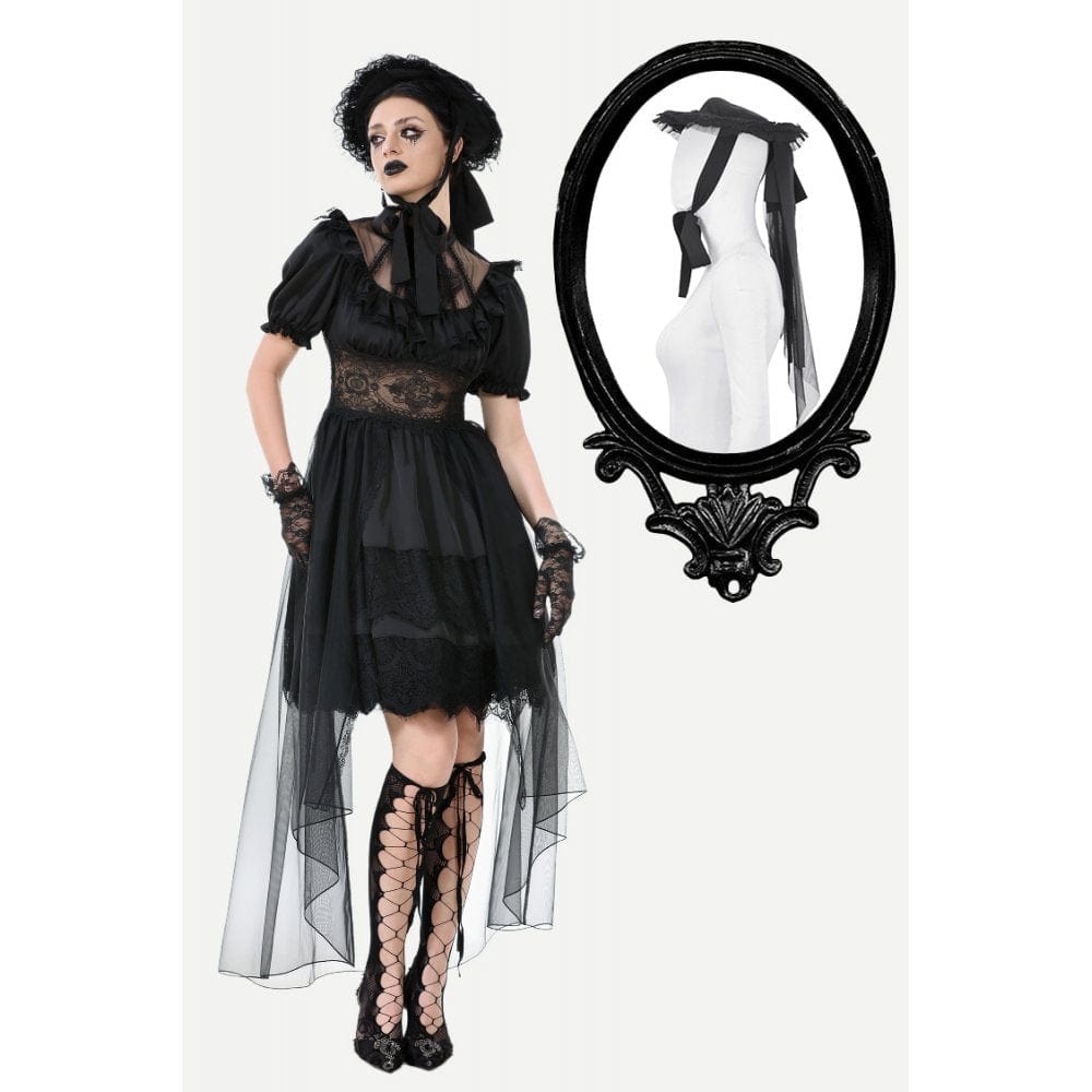 Darkinlove Women's Gothic Lace Hat