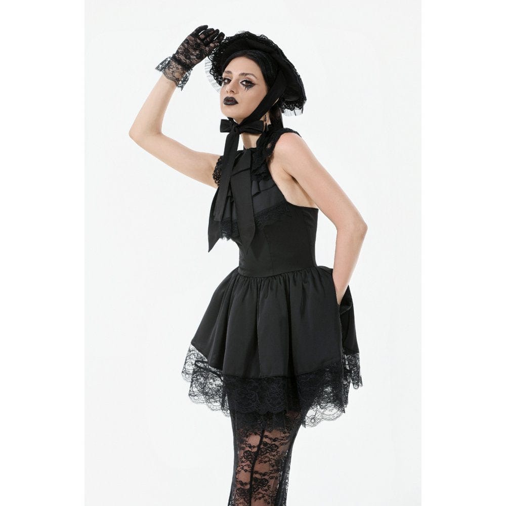 Darkinlove Women's Gothic Lace Hat
