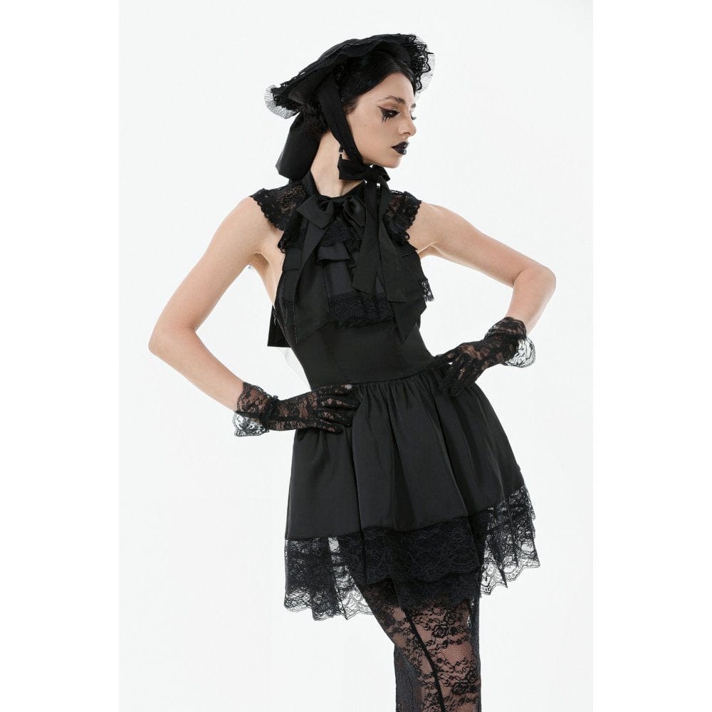 Darkinlove Women's Gothic Lace Hat