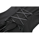 Darkinlove Women's Gothic Lace Pleated Bow-Trim Dress