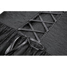 Darkinlove Women's Gothic Lace Ruffled Collar Flared Sleeved Dress