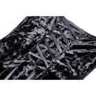 Darkinlove Women's Gothic Lace Sleeved Velvet Dress