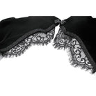 Darkinlove Women's Gothic Lace Splice Flare Sleeve Velvet Cape