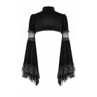 Darkinlove Women's Gothic Lace Splice Flare Sleeve Velvet Cape