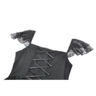 Darkinlove Women's Gothic Lace Square-cut Collar Dress