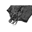 Darkinlove Women's Gothic Lace-up Jacquard Overbust Corset Black