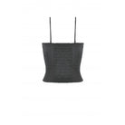 Darkinlove Women's Gothic Lace-up Lace Splice Overbust Corset