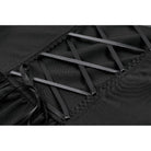 Darkinlove Women's Gothic Lace-up Square-cut Collar Puff Short Sleeved Dress