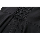 Darkinlove Women's Gothic Lapel Collar Flared Sleeved Witch Dress